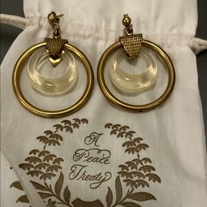 A Peace Treaty hoop earrings